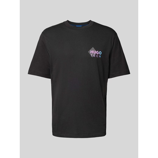 T-shirt z nadrukiem z logo model ‘Nepory’ ze sklepu Peek&Cloppenburg  w kategorii T-shirty męskie - zdjęcie 173647029