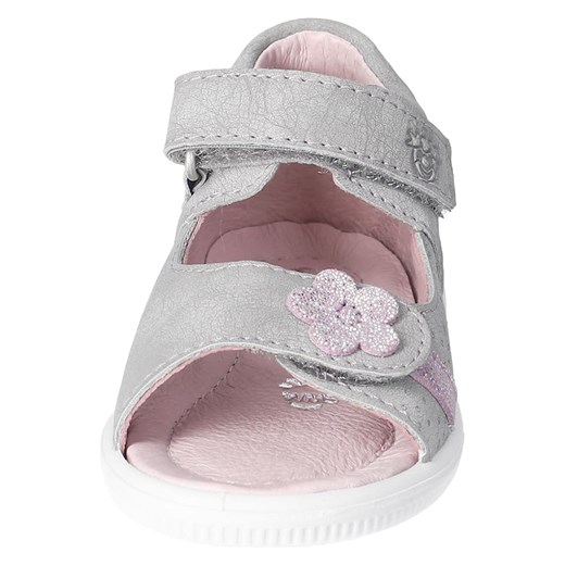 Sandały dziecięce Pepino szare z aplikacjami  letnie 