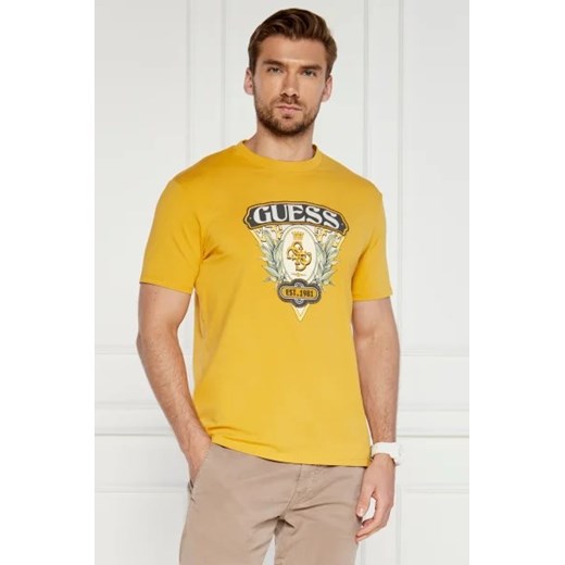 GUESS T-shirt | Regular Fit ze sklepu Gomez Fashion Store w kategorii T-shirty męskie - zdjęcie 173650265