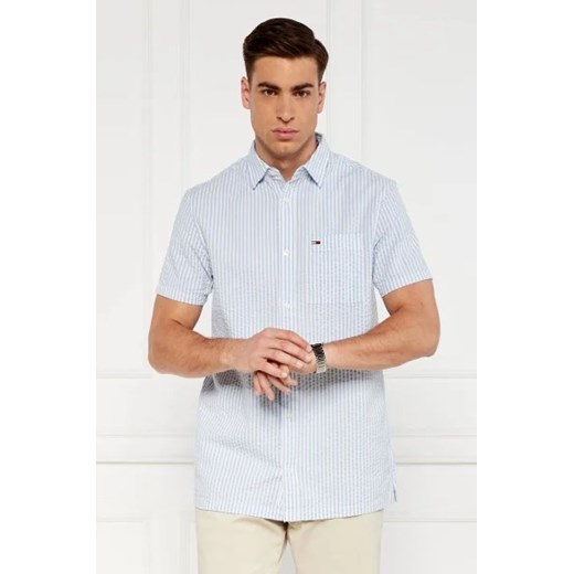Koszula męska Tommy Jeans bawełniana