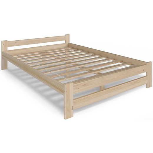 Drewniane Łóżko W Stylu Skandynawskim 120X200 G9-F51 ze sklepu Edinos.pl w kategorii Łóżka i materace - zdjęcie 173652327