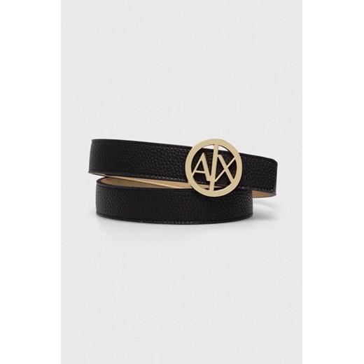 Armani Exchange pasek dwustronny ze sklepu ANSWEAR.com w kategorii Paski damskie - zdjęcie 173655335
