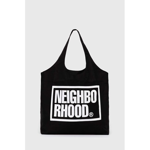 NEIGHBORHOOD torba bawełniana Id Tote Bag-L kolor czarny 241MYNH.CG02 Neighborhood One Size PRM