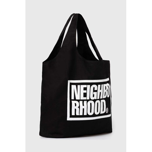 NEIGHBORHOOD torba bawełniana Id Tote Bag-L kolor czarny 241MYNH.CG02 Neighborhood One Size PRM