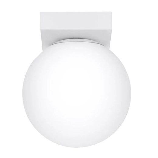 Biała mała lampa sufitowa kula - A163-Bago ze sklepu Edinos.pl w kategorii Lampy sufitowe - zdjęcie 173655739