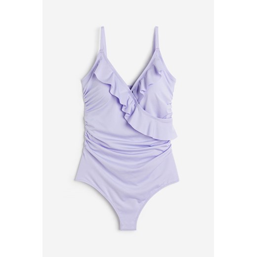 H & M - Modelujący kostium kąpielowy - Fioletowy H & M 36 H&M