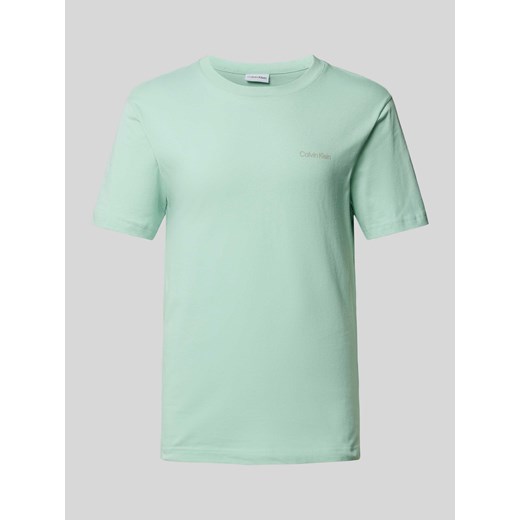 T-shirt z nadrukiem z logo model ‘ENLARGED’ ze sklepu Peek&Cloppenburg  w kategorii T-shirty męskie - zdjęcie 173660527