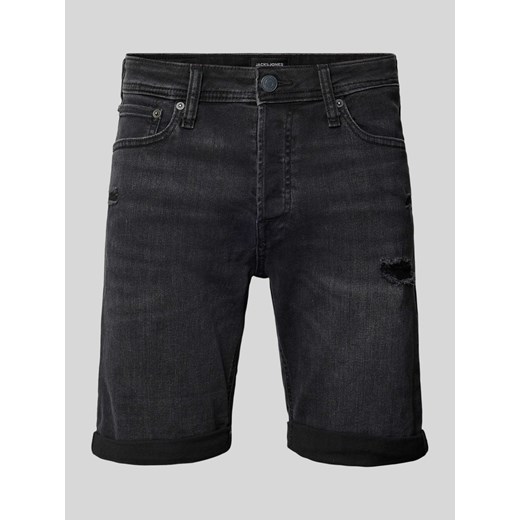 Szorty jeansowe o kroju regular fit z 5 kieszeniami model ‘RICK’ ze sklepu Peek&Cloppenburg  w kategorii Spodenki męskie - zdjęcie 173660545