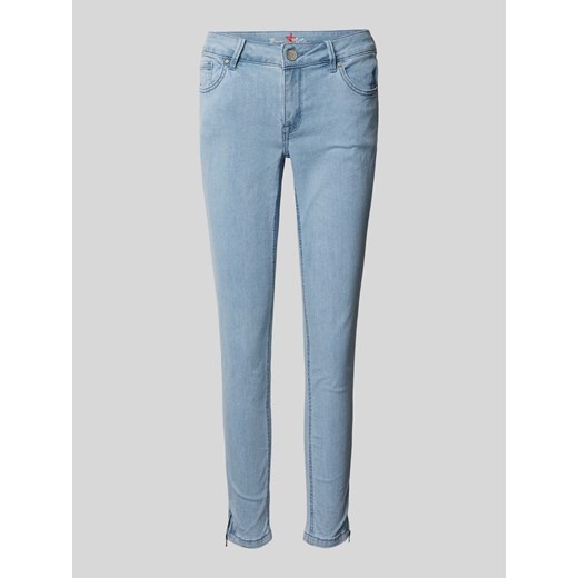 Jeansy o kroju slim fit z 5 kieszeniami model ‘Italy’ ze sklepu Peek&Cloppenburg  w kategorii Jeansy damskie - zdjęcie 173660568