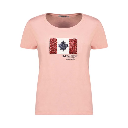 Canadian Peak Koszulka &quot;Jermioneak&quot; w kolorze jasnoróżowym ze sklepu Limango Polska w kategorii Bluzki damskie - zdjęcie 173662328