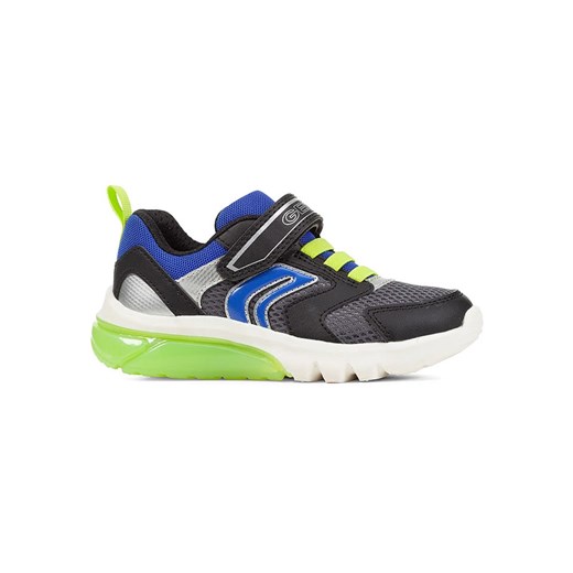 Geox Sneakersy "Lights - Ciberdron" w kolorze granatowo-zielonym Geox 27 okazja Limango Polska