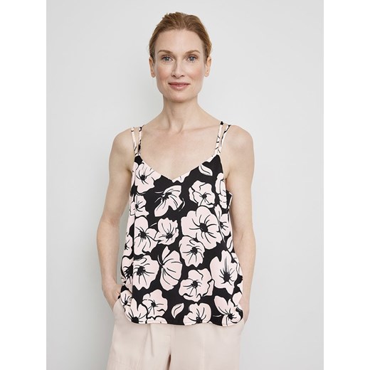 Gerry Weber Top w kolorze kremowo-czarnym ze sklepu Limango Polska w kategorii Bluzki damskie - zdjęcie 173663617