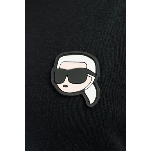 t-shirt damski karl lagerfeld 236w1701 czarny Karl Lagerfeld L wyprzedaż Royal Shop