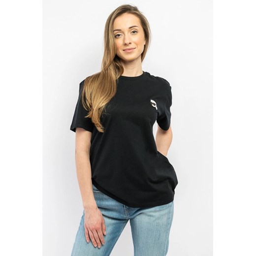t-shirt damski karl lagerfeld 236w1701 czarny Karl Lagerfeld S wyprzedaż Royal Shop