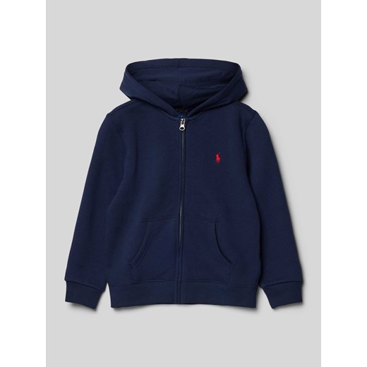 Bluza rozpinana z wyhaftowanym logo ze sklepu Peek&Cloppenburg  w kategorii Bluzy chłopięce - zdjęcie 173671668