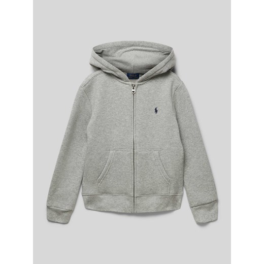 Bluza rozpinana z wyhaftowanym logo ze sklepu Peek&Cloppenburg  w kategorii Bluzy chłopięce - zdjęcie 173671956