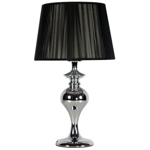 Czarna lampa stołowa z dekoracyjnym nitkowym abażurem - 6X V164 W5-A30 ze sklepu Edinos.pl w kategorii Lampy stołowe - zdjęcie 173672549