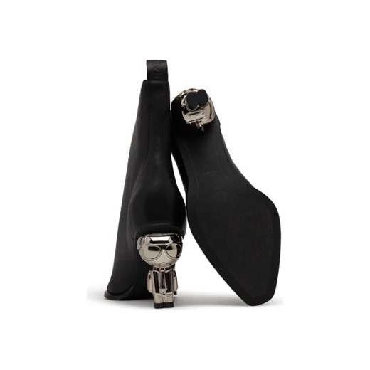 Karl Lagerfeld Skórzane botki IKON HEEL Karl Lagerfeld 36 Gomez Fashion Store