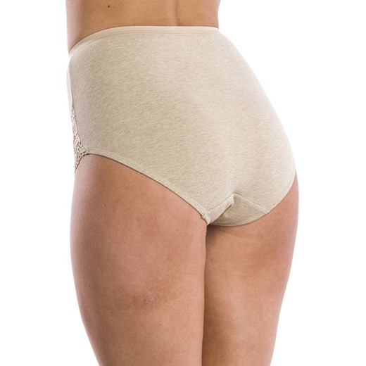 Key ciepła bielizna Hot Touch z podwyższonym stanem beżowa 2-Pack LPF 729 BE, Kolor beżowy, Rozmiar 3XL, Key ze sklepu Intymna w kategorii Majtki damskie - zdjęcie 173673955