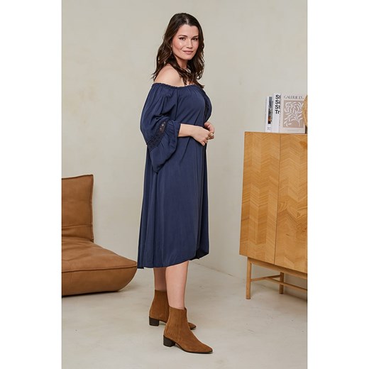 Curvy Lady Sukienka w kolorze granatowym Curvy Lady 40/42 wyprzedaż Limango Polska