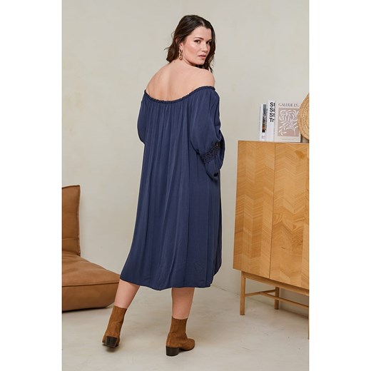 Curvy Lady Sukienka w kolorze granatowym Curvy Lady 40/42 Limango Polska okazja