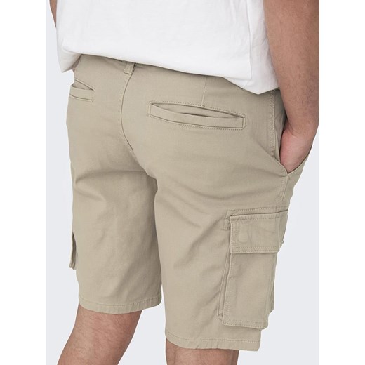 ONLY & SONS Bojówki w kolorze beżowym Only & Sons XXL okazja Limango Polska
