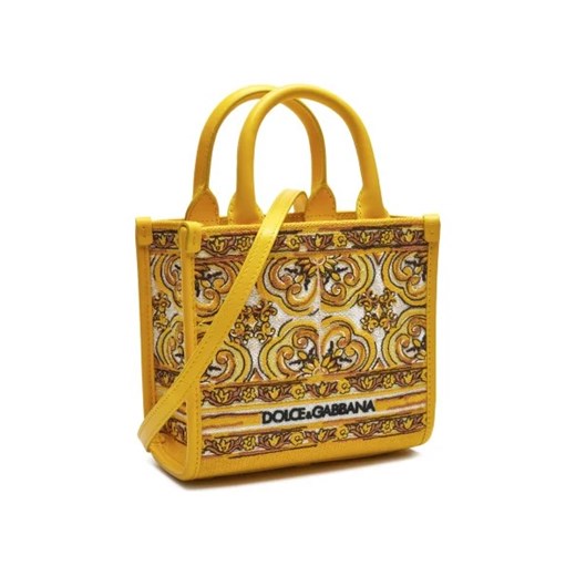Kuferek żółty Dolce & Gabbana do ręki