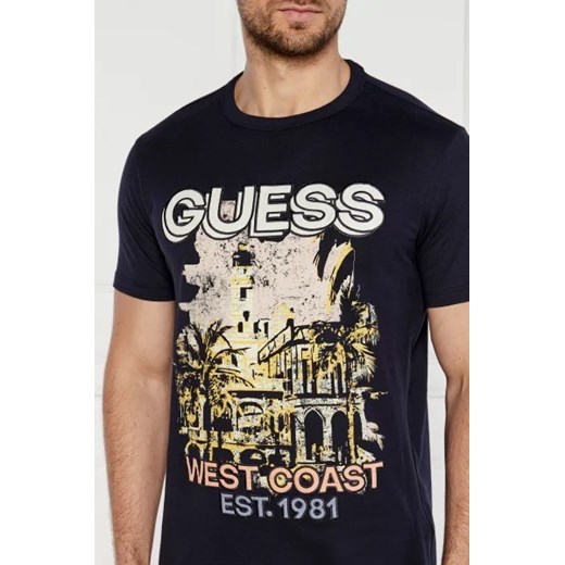 T-shirt męski Guess z krótkim rękawem