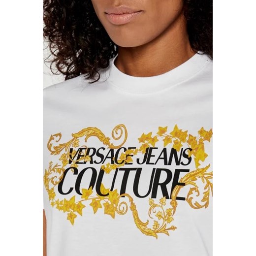 Bluzka damska Versace Jeans z krótkim rękawem młodzieżowa