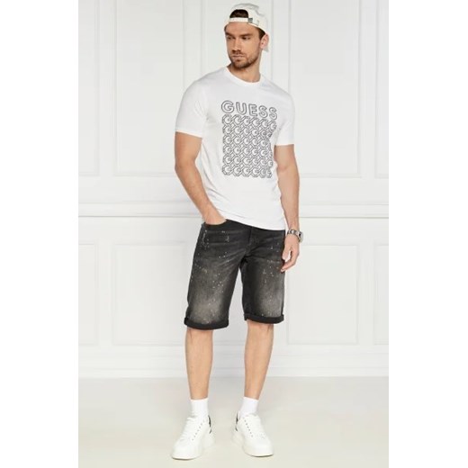 T-shirt męski biały Guess