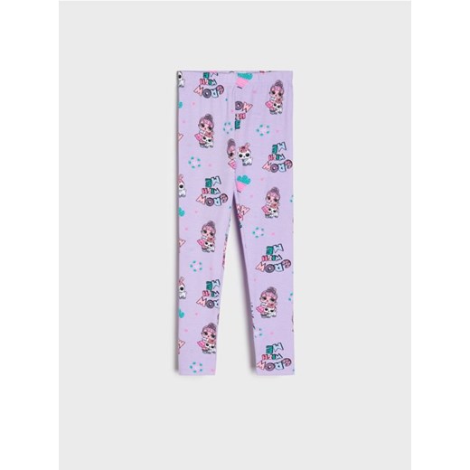 Sinsay - Legginsy L.O.L. Surprise - fioletowy Sinsay 128 Sinsay
