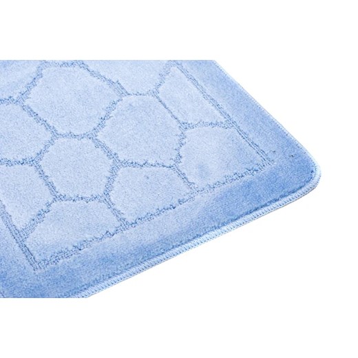 Stylowy niebieski komplet dywaników do łazienki - Brusso 4X Profeos One Size Edinos.pl