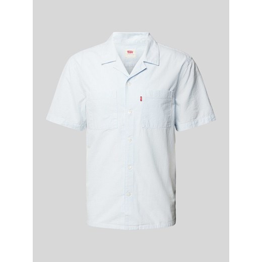 Koszula casualowa z kołnierzem z połami ze sklepu Peek&Cloppenburg  w kategorii Koszule męskie - zdjęcie 173687949