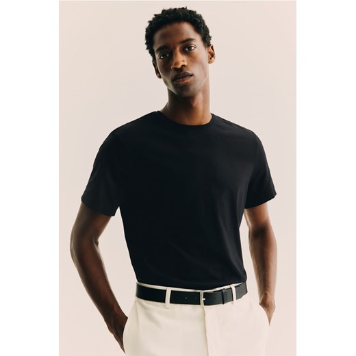H & M - T-shirt Slim Fit - Czarny H & M 3XL H&M