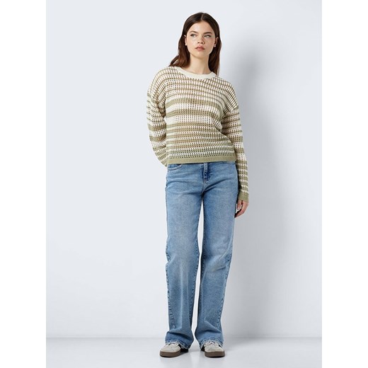 Noisy may Sweter &quot;Jola&quot; w kolorze khaki ze sklepu Limango Polska w kategorii Swetry damskie - zdjęcie 173688867