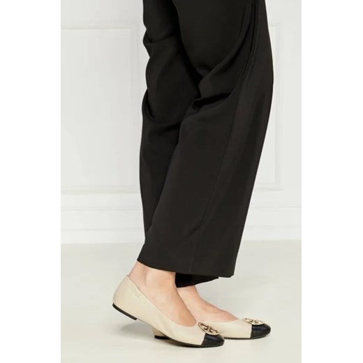 Balerinki Tory Burch skórzane bez zapięcia 