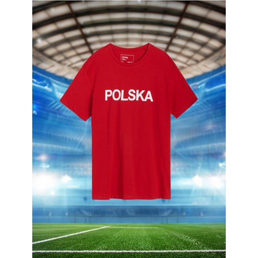 Sinsay - Koszulka Polska - czerwony Sinsay XS Sinsay
