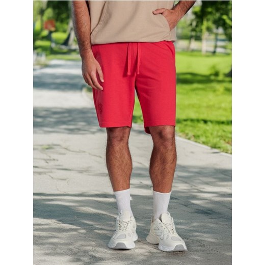 Sinsay - Szorty dresowe - różowy ze sklepu Sinsay w kategorii Spodenki męskie - zdjęcie 173693665