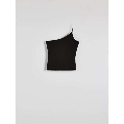 Reserved - Asymetryczny top - czarny Reserved S Reserved