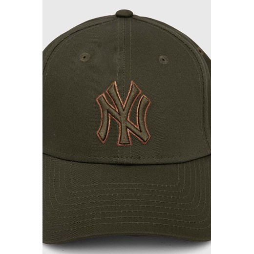 New Era czapka z daszkiem bawełniana kolor zielony z aplikacją NEW YORK YANKEES New Era One Size PRM