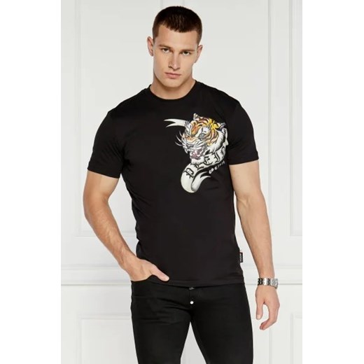 Philipp Plein T-shirt Tattoo | Regular Fit ze sklepu Gomez Fashion Store w kategorii T-shirty męskie - zdjęcie 173695528