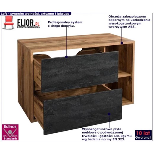 Szafka/regał łazienkowy Elior