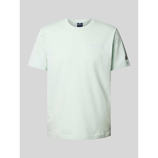 T-shirt z wyhaftowanym logo ze sklepu Peek&Cloppenburg  w kategorii T-shirty męskie - zdjęcie 173696709