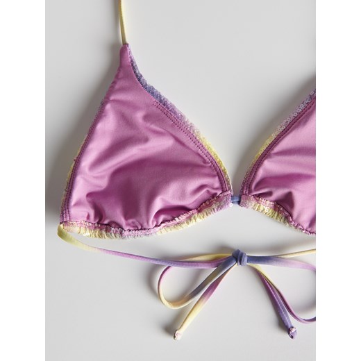 Reserved - Góra bikini - niebieski Reserved L Reserved