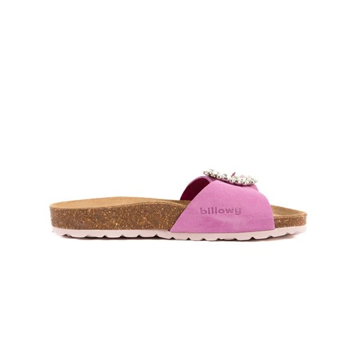 billowy Skórzane klapki w kolorze różowym Billowy 39 okazja Limango Polska