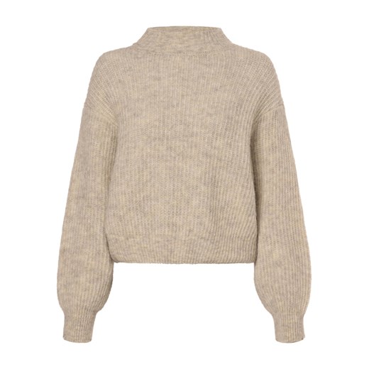american vintage Sweter damski z zawartością alpaki - East Kobiety dzianina grubo tkana kitt marmurkowy ze sklepu vangraaf w kategorii Swetry damskie - zdjęcie 173702866