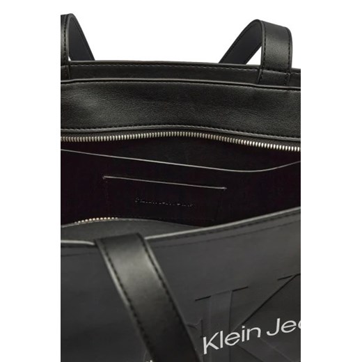 Shopper bag Calvin Klein czarna na ramię 