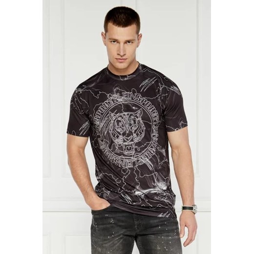 Plein Sport T-shirt Lunar | Regular Fit ze sklepu Gomez Fashion Store w kategorii T-shirty męskie - zdjęcie 173706378