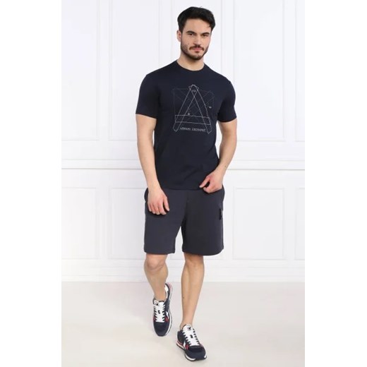 T-shirt męski Armani Exchange z bawełny 