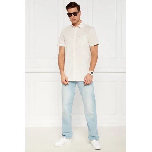 Tommy Jeans Koszula STRIPE SEERSUCKER | Regular Fit Tommy Jeans XXXL okazja Gomez Fashion Store